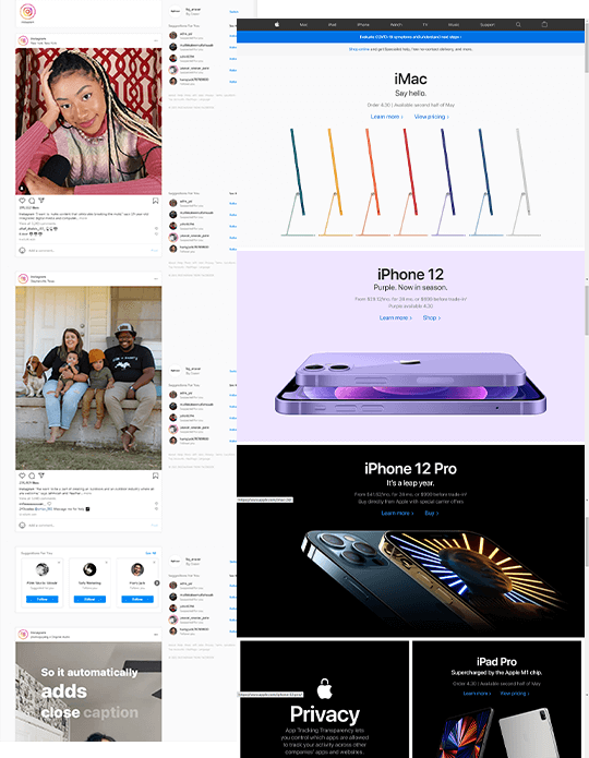 create long and scrolling image