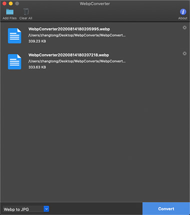 WebP converter for mac